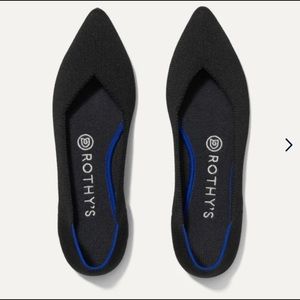 Rothys, The point, black, sz7.5